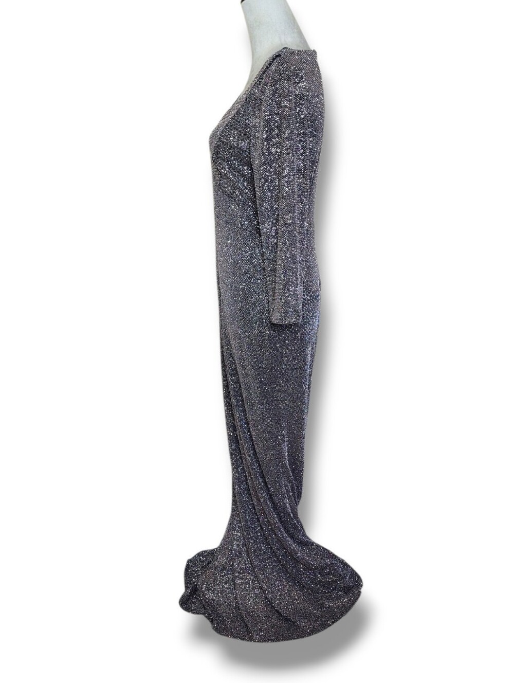 Calvin Klein Formal Shimmer Evening Dress Size 6 - Picture 7 of 12